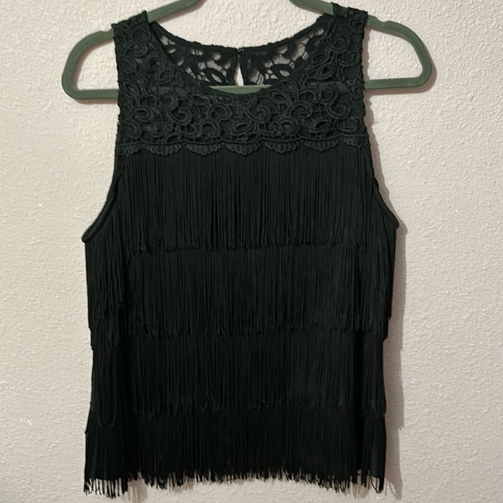 White House black market fringe top